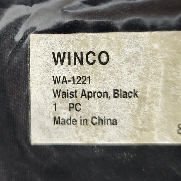 Winwear Black Cotton Poly Three Pocket WA-1221 Professional Waist Apron OSFM - Picture 14 of 16